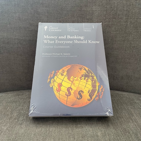 Great Courses Money & Banking Prof Salemi‎ DVD + Guidebook New SEALED - Picture 1 of 3